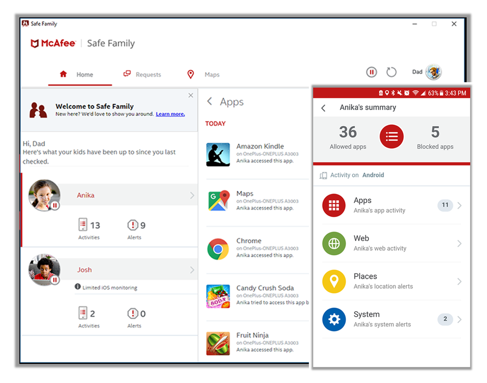 McAfee Safe Family TechRadar