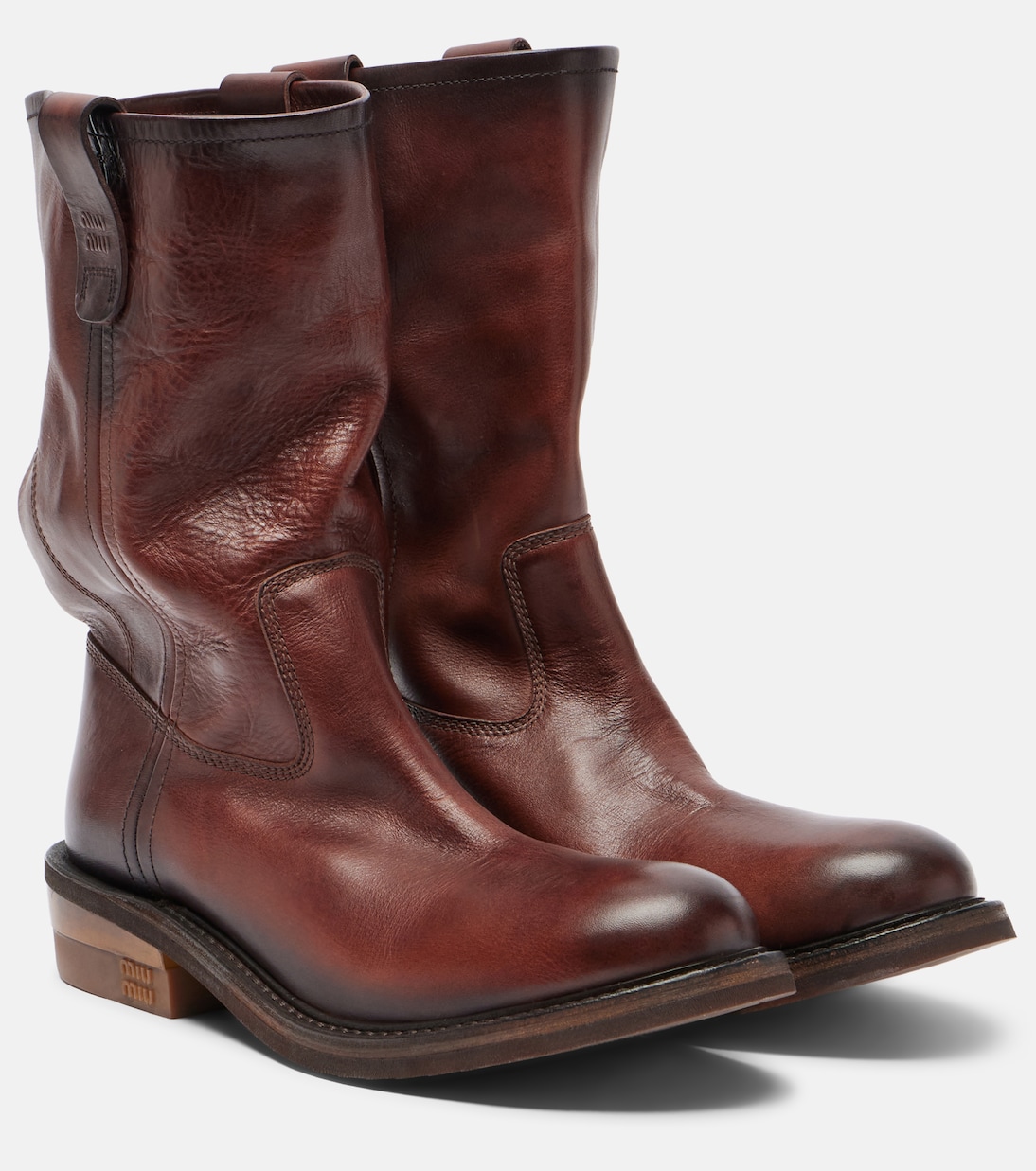 Foule Leather Ankle Boots