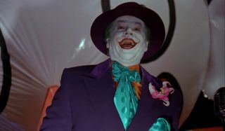 Batman (1989) The Joker smiles during his parade run
