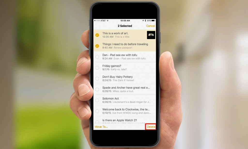 How to Manage Notes in iOS 9 | Tom's Guide