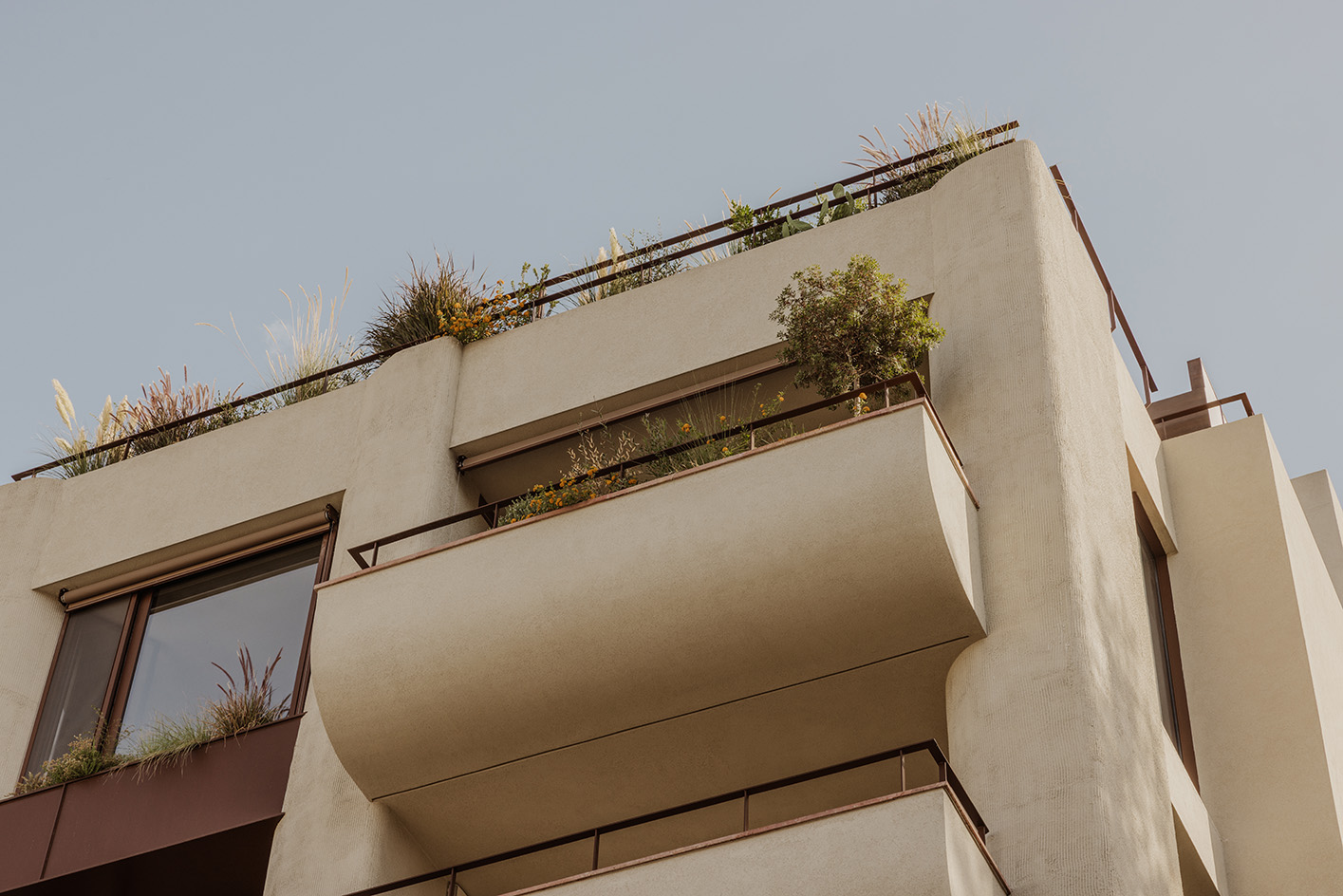 a dreamy Athens penthouse by block722, with natural materials, neutral colours