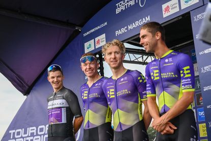 Bolton Equities Black Spoke riders at the Tour of Britain
