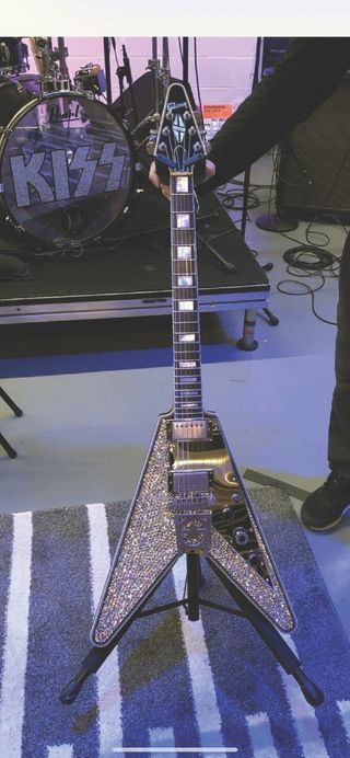 One of Paul Stanley's Custom Gibson Flying Vs