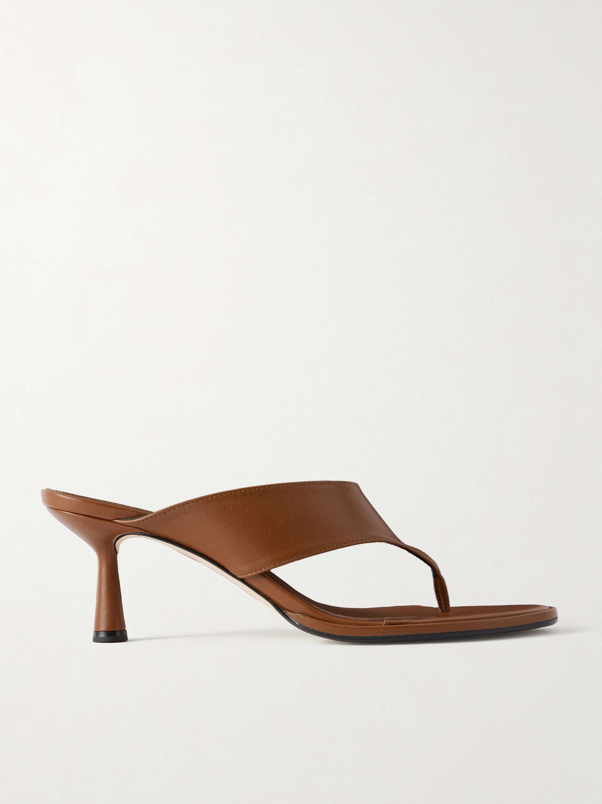 Olenna 65 Leather Thong Sandals
