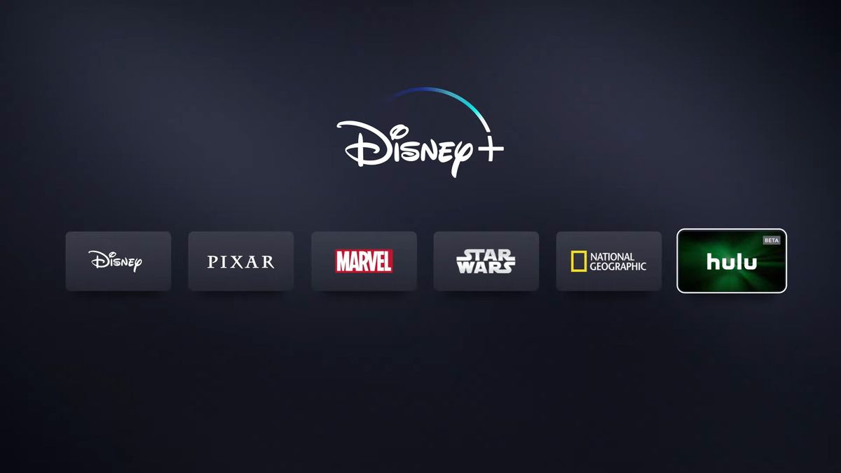 The new Hulu tile on Disney Plus