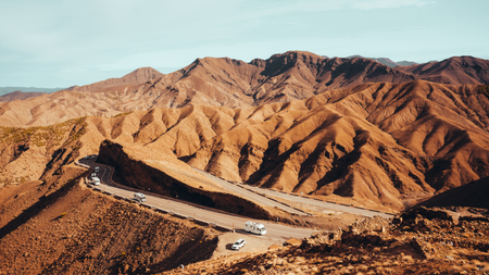 Road to Atlas mountains, Morocco.