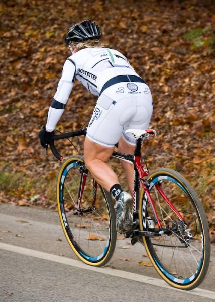 UCI ranked number one, Laura Van Gilder (C3) faltered today and was forced to chase the leaders all race