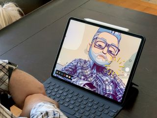 iPad Pro 2018 with Memoji