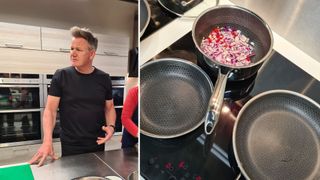 Gordon Ramsay at a HexClad event