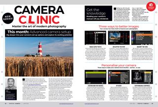 Opening pages of the Camera Clinic feature in in the June 2024 issue of Digital Camera magazine