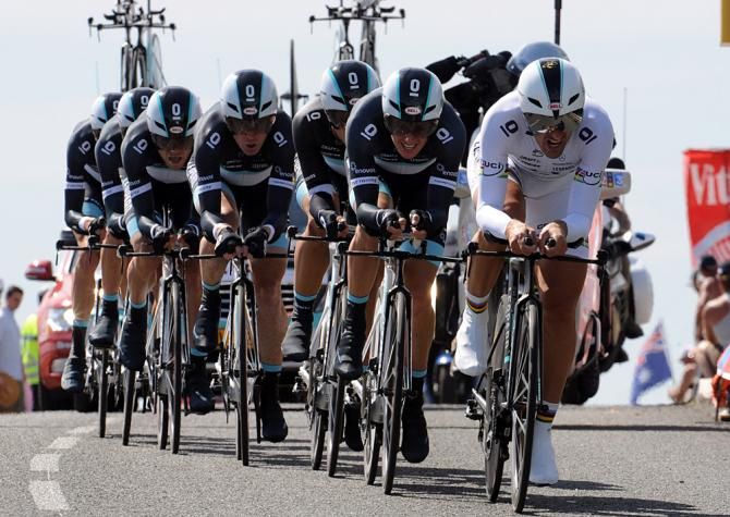 Fabian Cancellara leads the Leopard Trek team in 2011