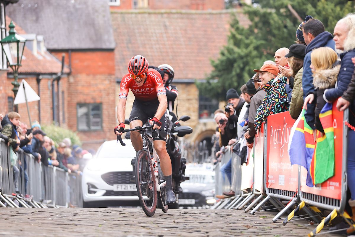 Picture by Simon Wilkinson/SWpix.com - 17/10/2021 - Cycling - Men's National Road Championships - Rapha Lincoln GP - Lincoln, England - Team Arkea-Samsic's Dan McClay.