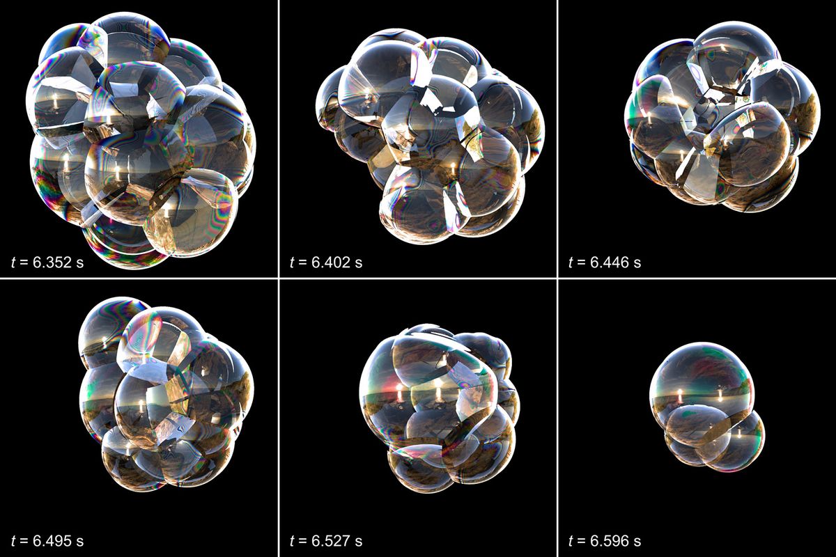 French physicists developed a bubble that didn't burst for more