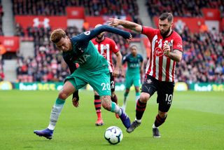 Dele Alli set up Harry Kane at St Mary's on Saturday