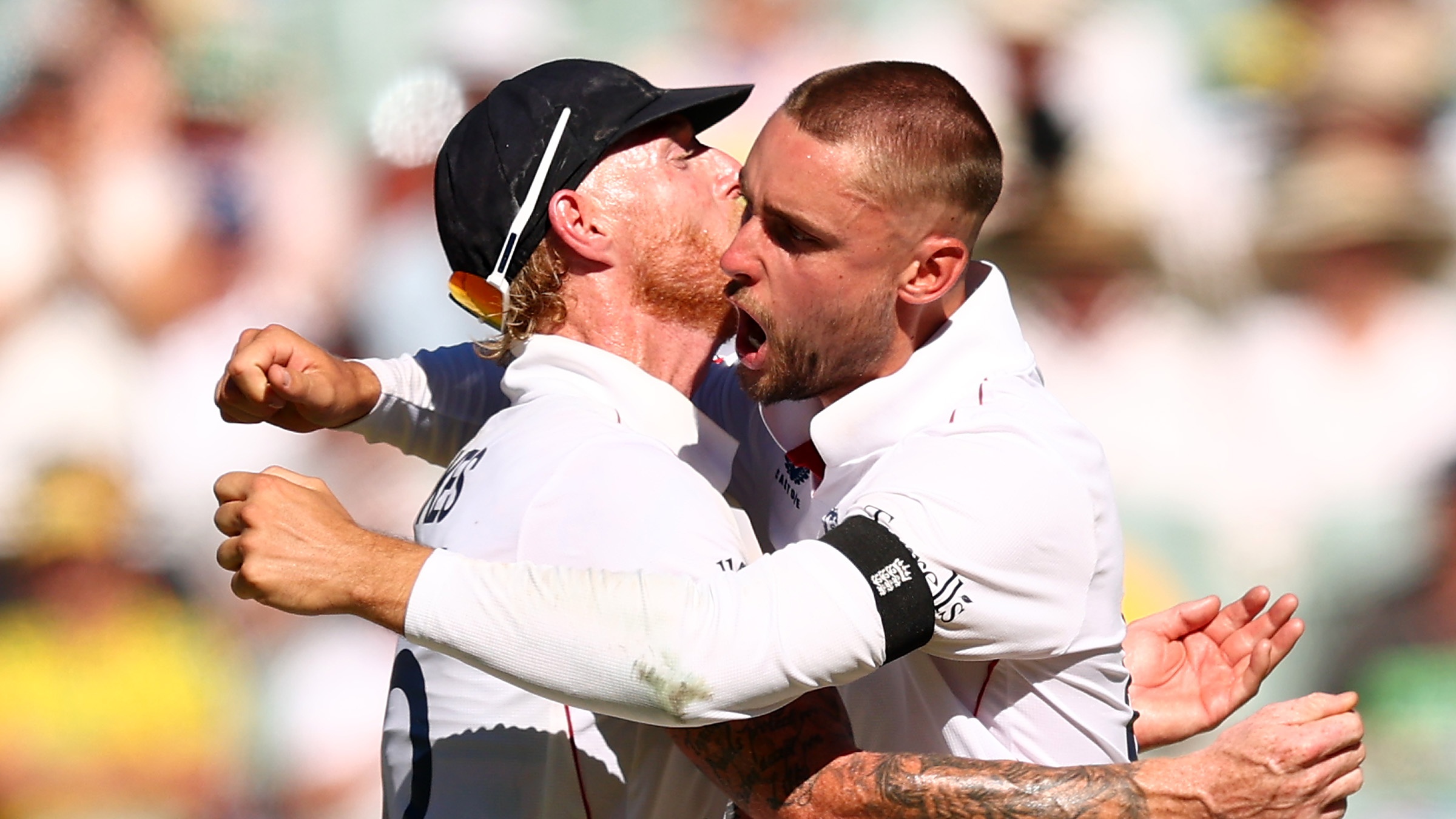 Some love shared on the England side