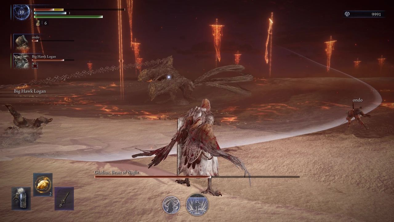 Elden Ring Nightreign Gladius - Sword swing
