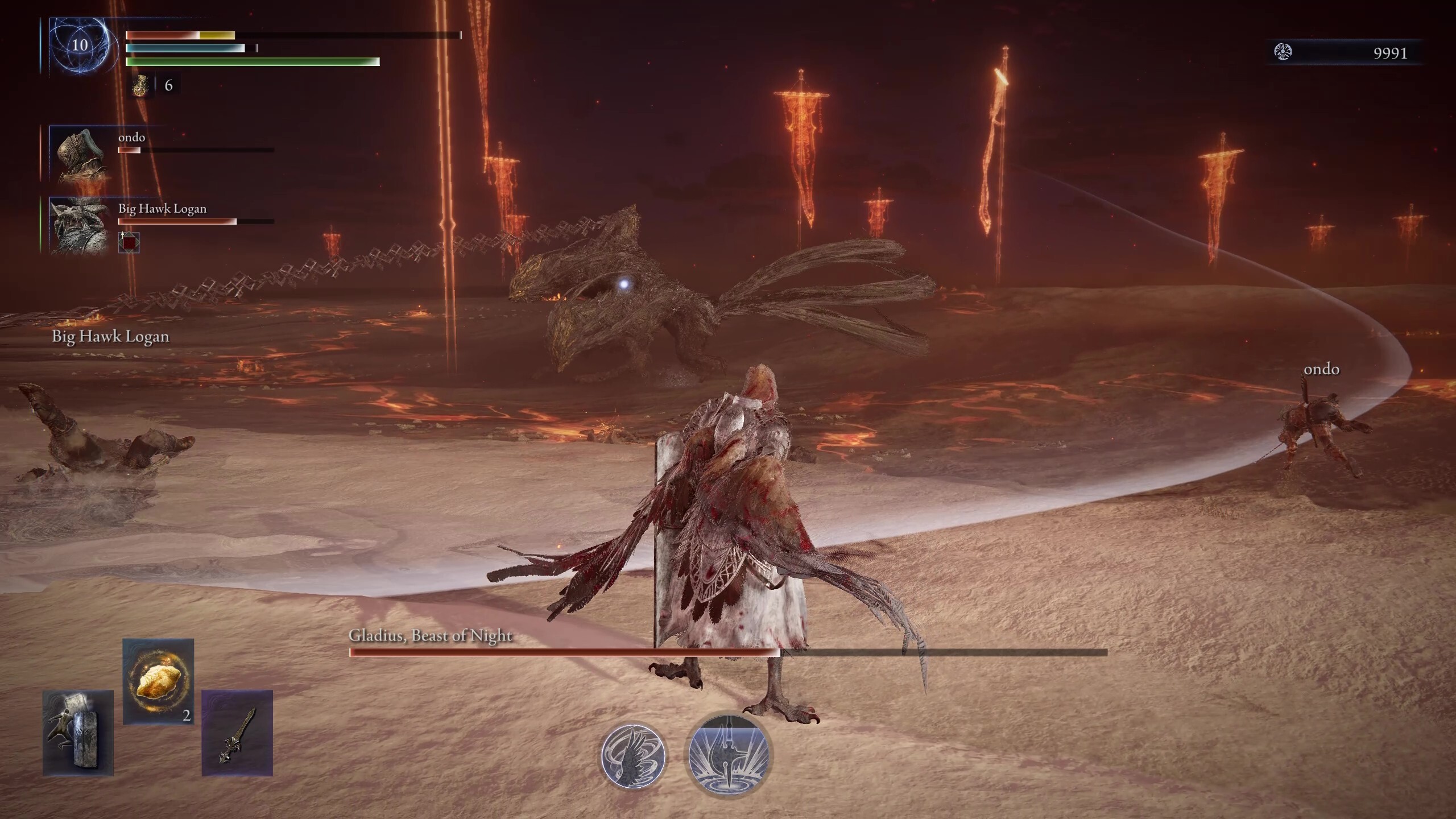 Elden Ring Nightreign Gladius - Sword swing