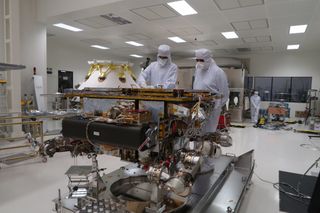 Last Sunday (Sept. 20), the European Space Agency's ExoMars mission was moved from the Thales Alenia Space facilities to Cannes, France. The mission includes the Rosalind Franklin rover, which has a specialized drill to gather samples from beneath the Martian surface.