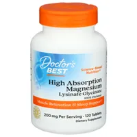 3. Doctor’s Best Magnesium Lysinate Glycinate 200mg:$18.19$15.46 at Amazon