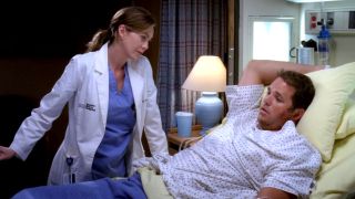 Ellen Pompeo and David Denman on Grey's Anatomy