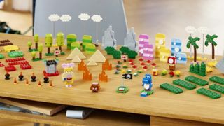 LEGO Mario Creativity Toolbox Maker on a wooden table