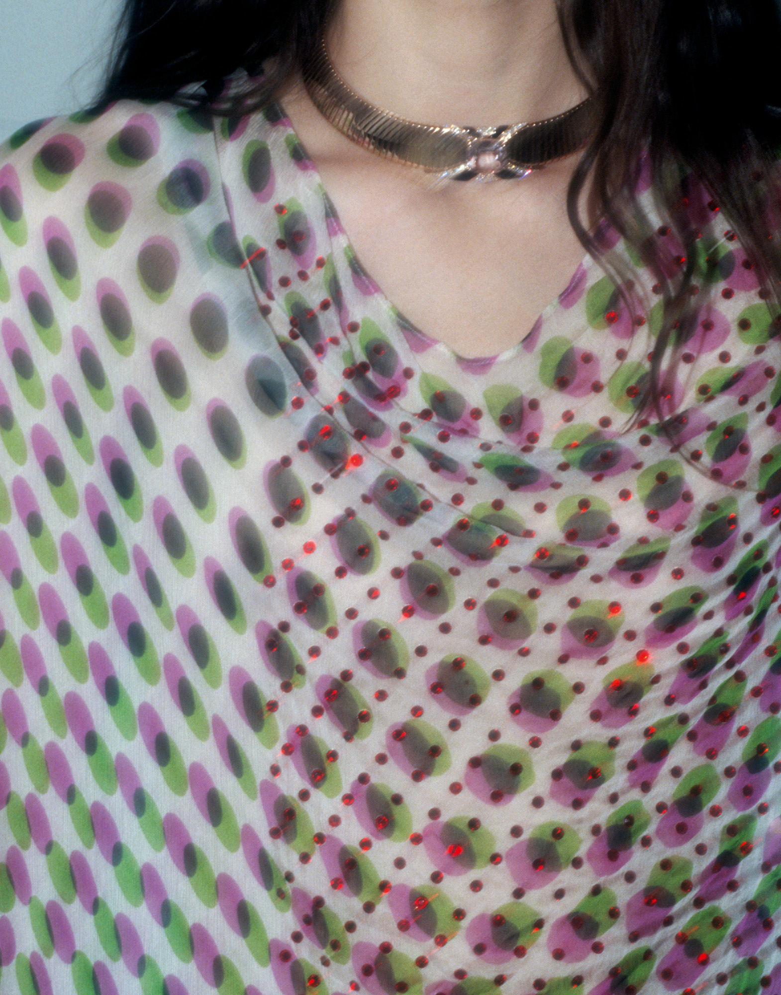 high jewellery on a model