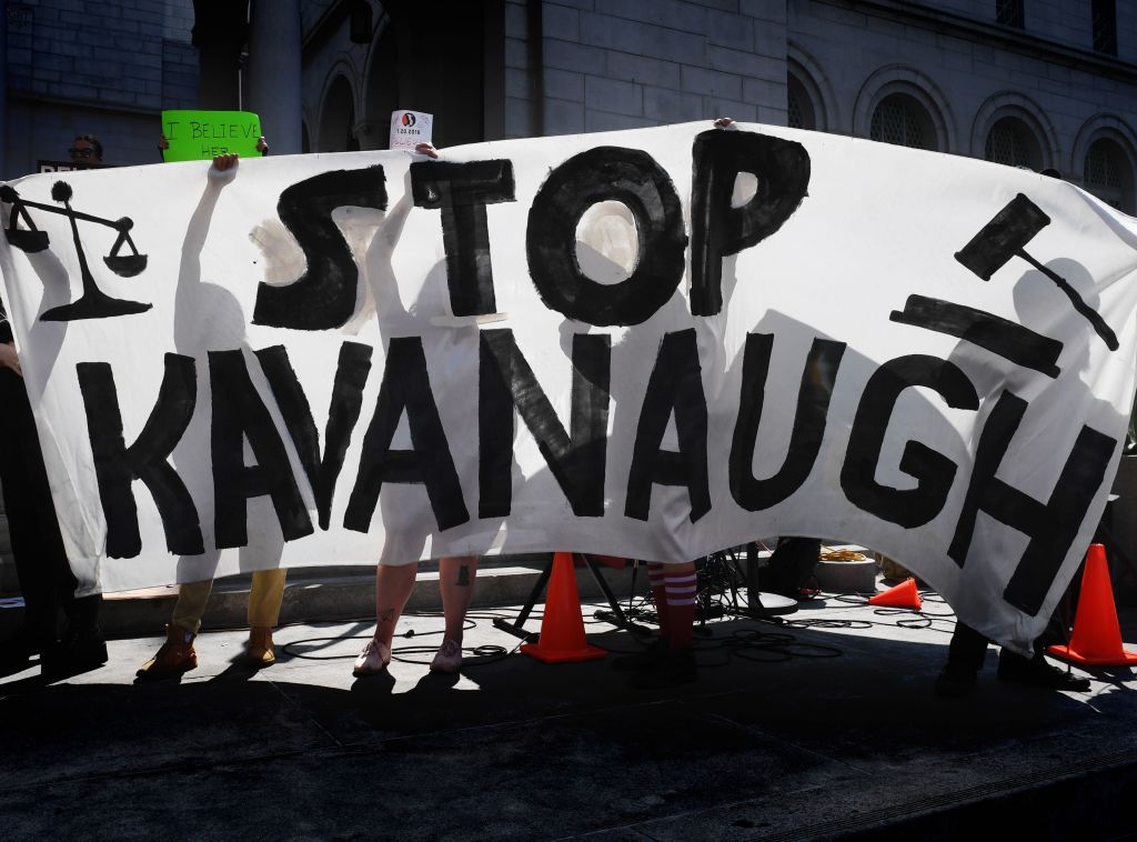 Brett Kavanaugh protest.