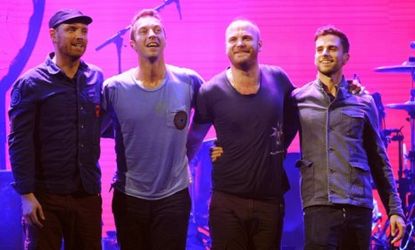Coldplay has "found an uncanny equilibrium between swooping, arena-ready pop and cheesy, down-to-earth humility," says Marc Hogan at Salon.