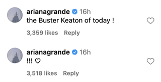 ariana grande instagram comments