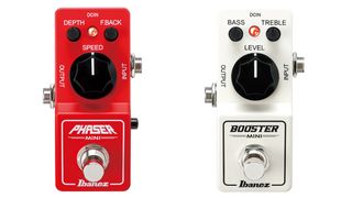 Ibanez's new Phaser and Booster mini-pedals