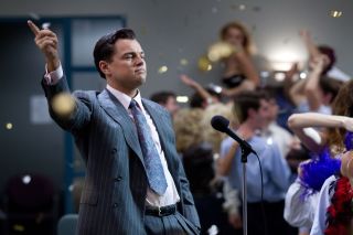 Leonardo DiCaprio stars as Jordan Belfort in The Wolf of Wall Street