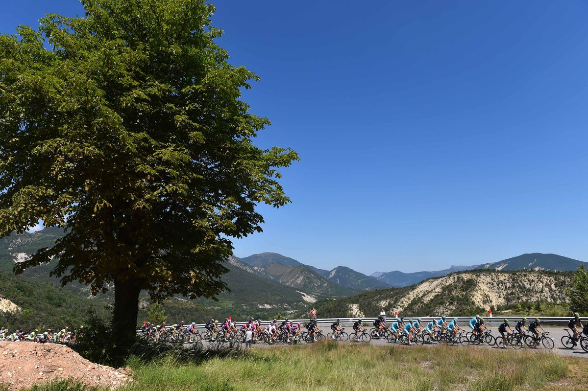 It was a nice sunny day for the riders
