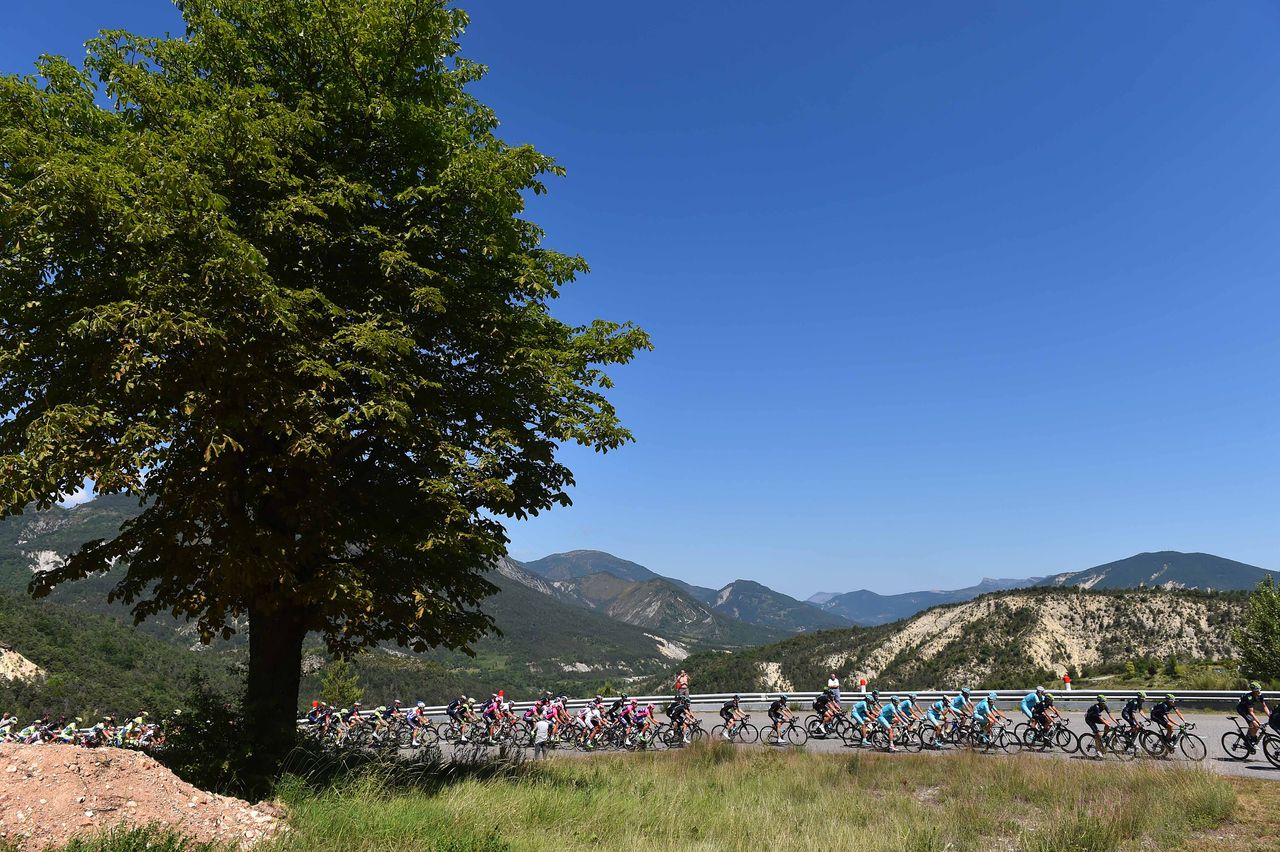 It was a nice sunny day for the riders