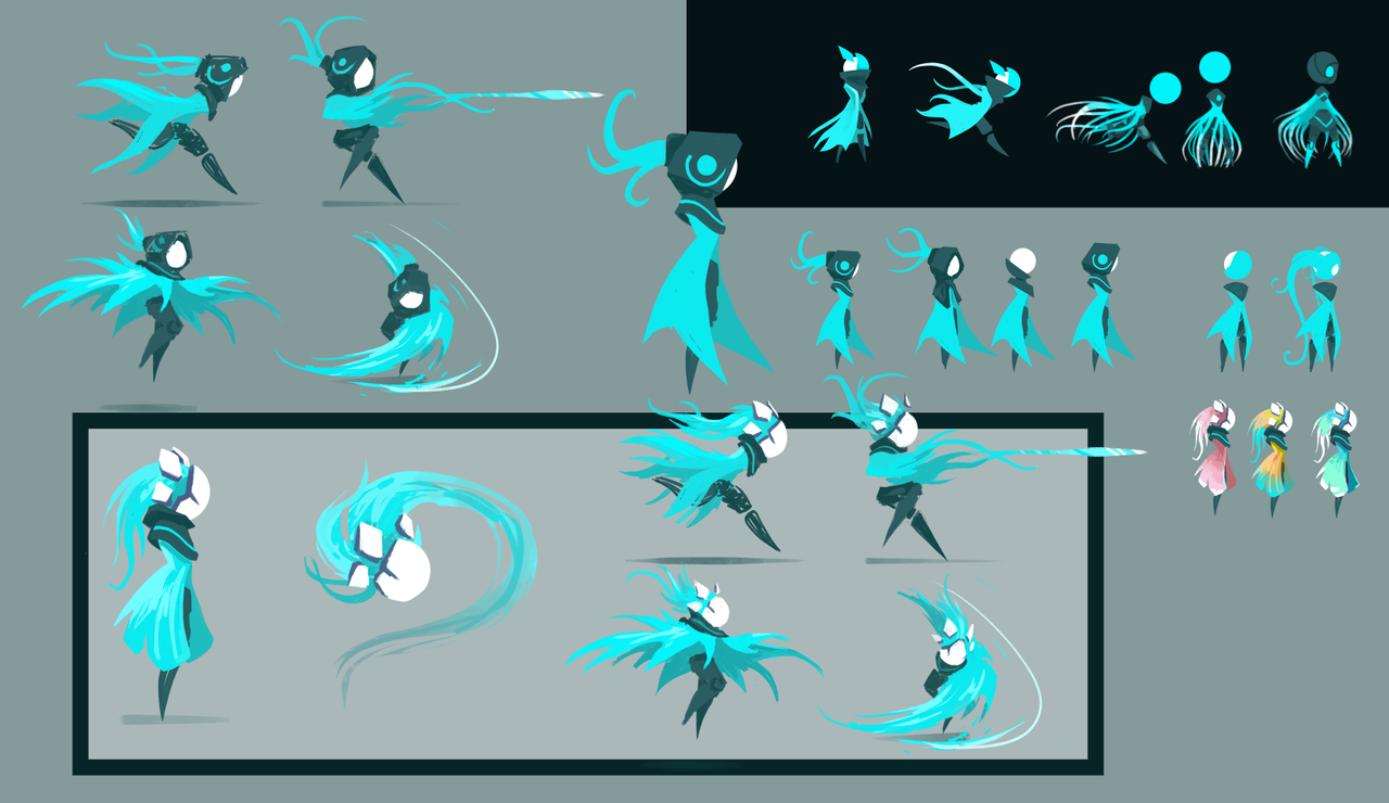 Concept art for indie game MIO: Memories in Orbit
