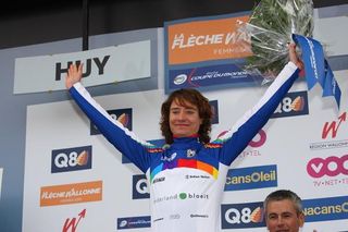 World Cup leader, Marianne Vos (Nederland Bloeit) retained the jersey after this fourth round