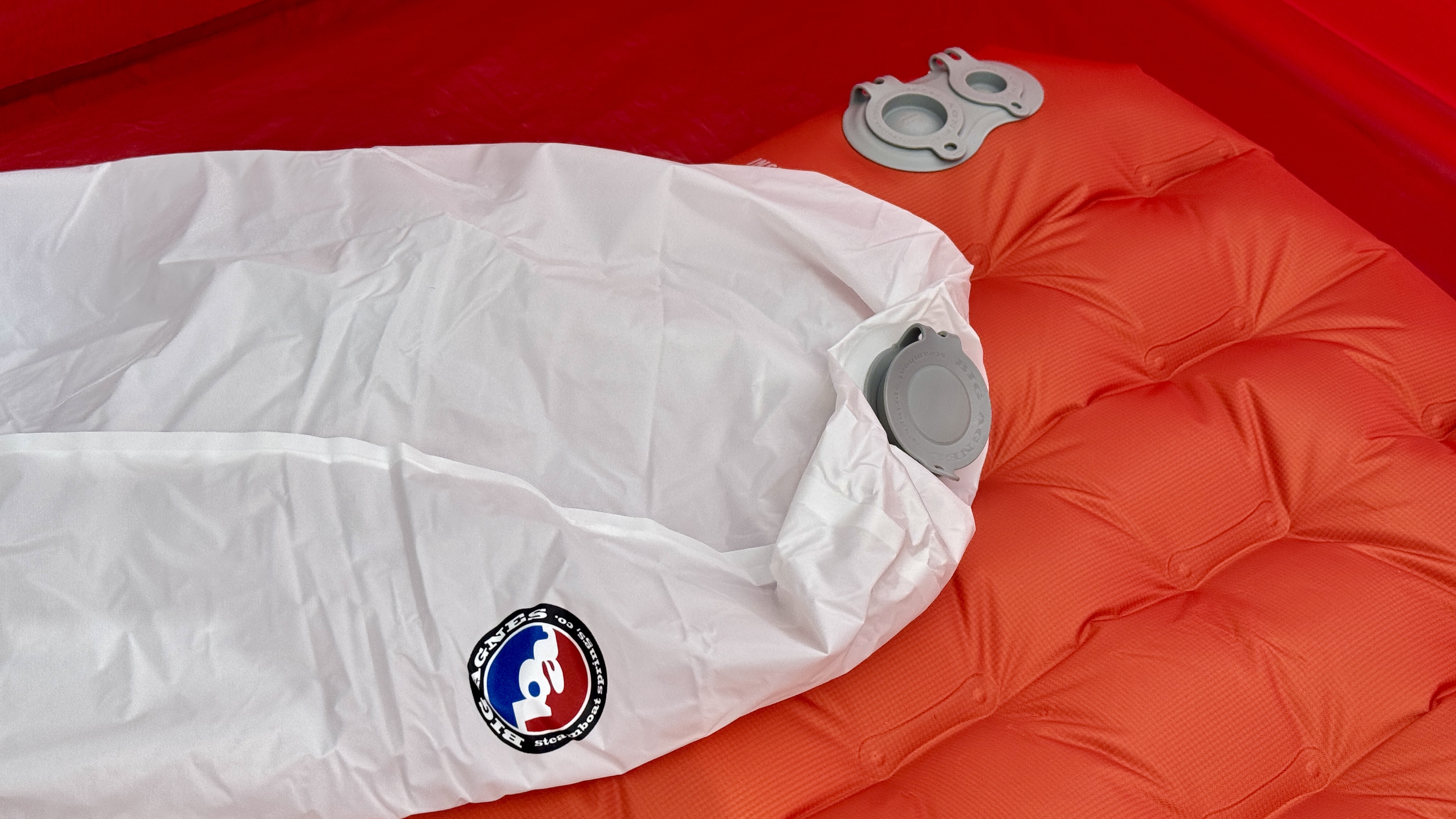 Big Agnes Rapide SL insulated sleeping pad in use