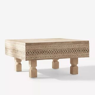 Carved Ezana Coffee Table