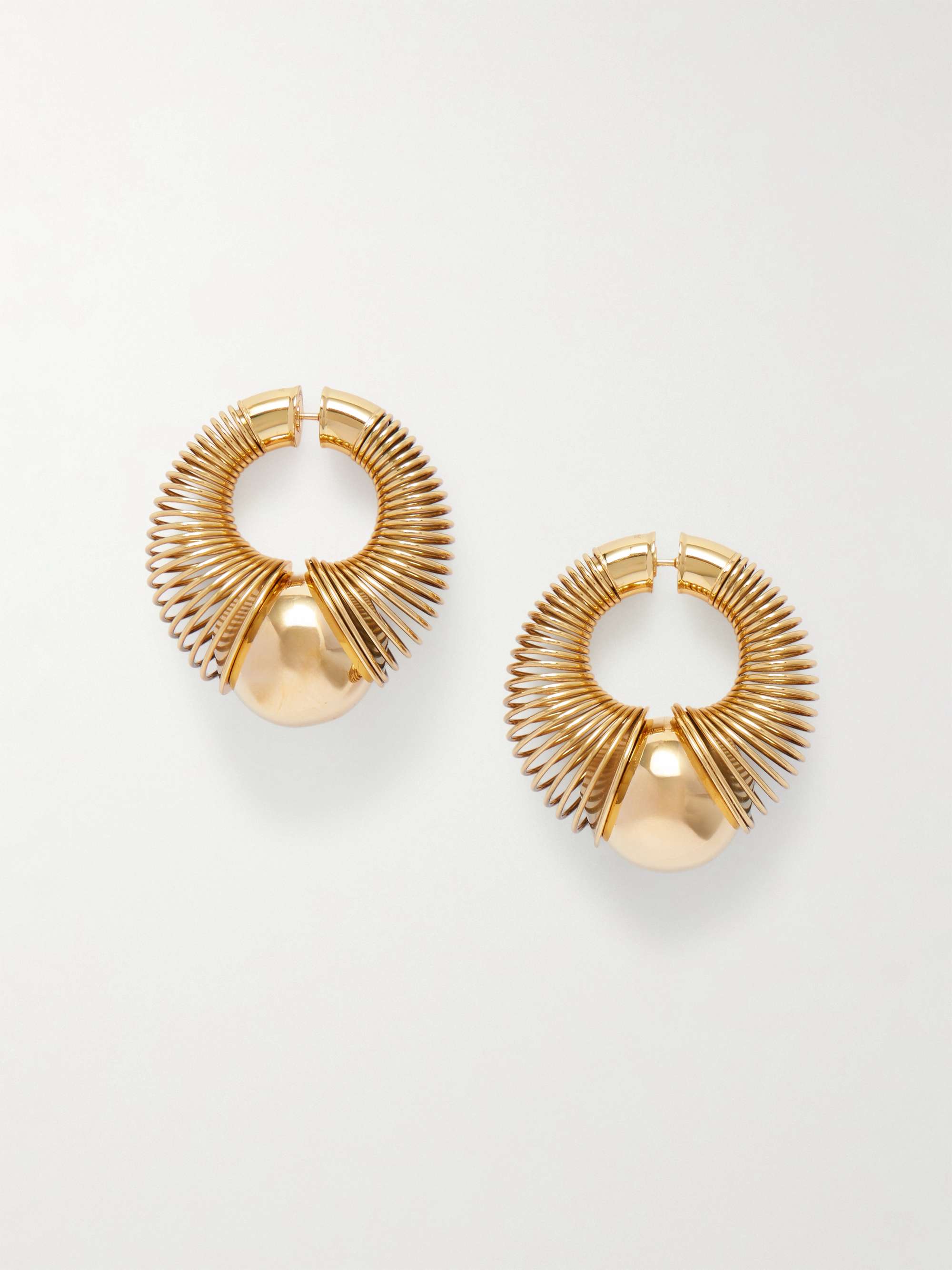 Gold-Tone Hoop Earrings