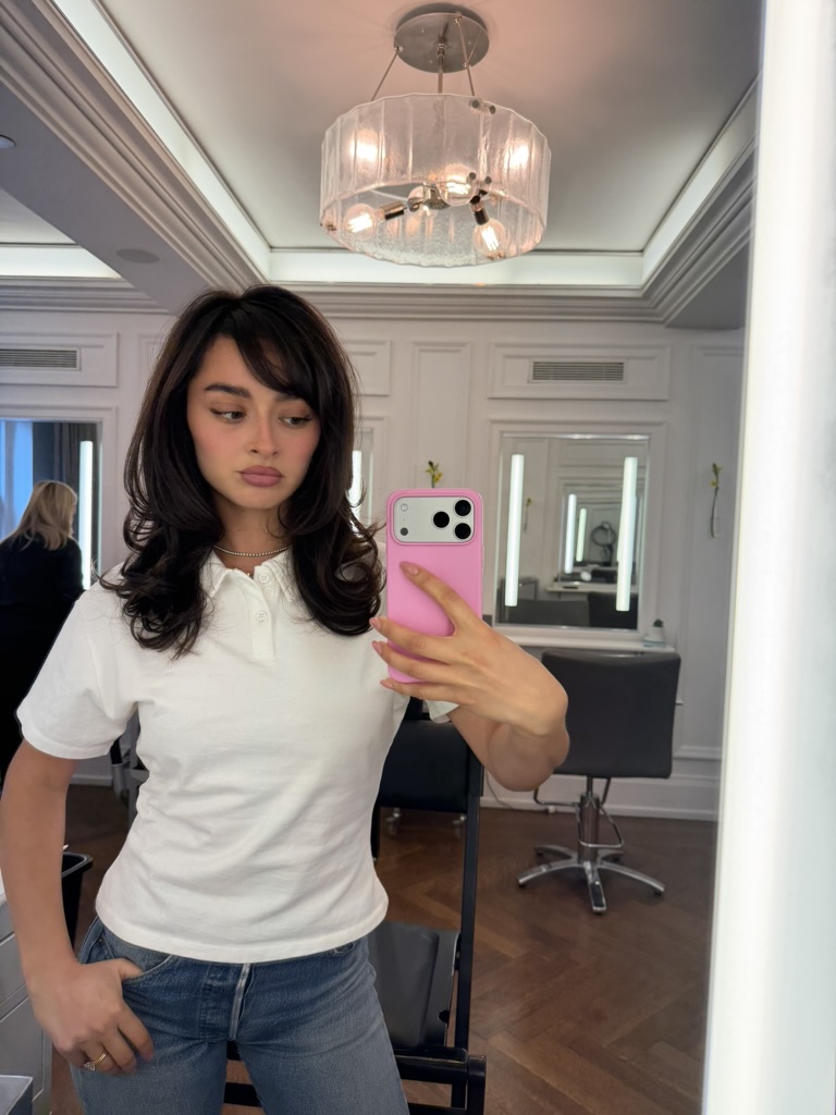 Photo of Natalie Shine with side bangs