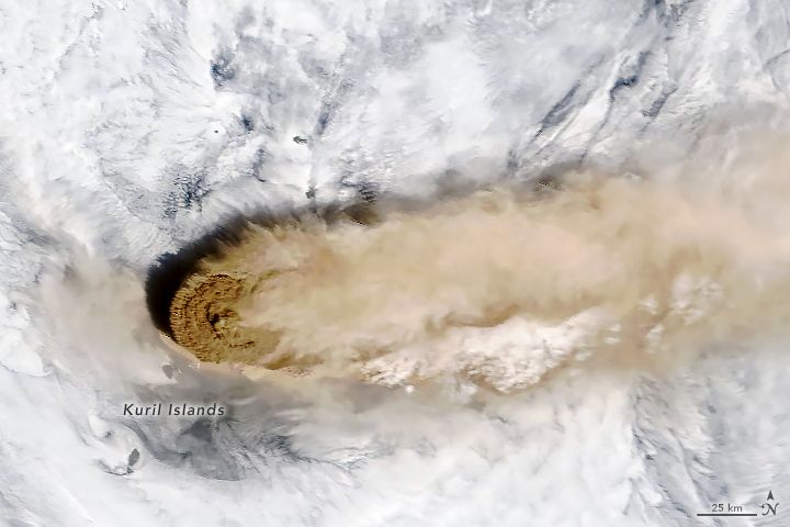 NASA&rsquo;s Terra satellite acquired the second image on the morning of June 22, 2019.