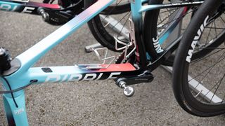 Ribble team bikes with aluminum bottle cages
