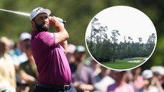 Jon Rahm and the 10th hole at Augusta National