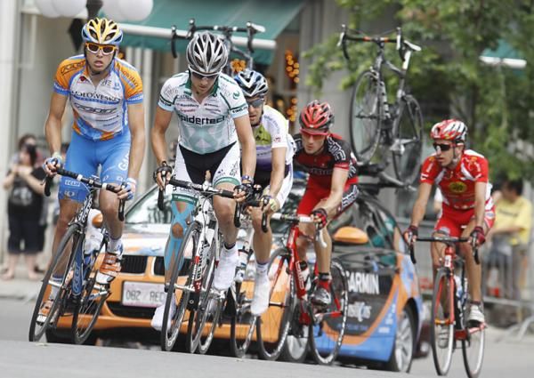 The main breakaway in stage five lasted until the final couple of laps in the streets of Quebec City.