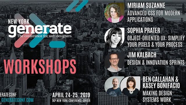 Generate workshops