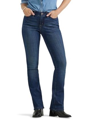 Lee Women's Ultra Lux Comfort With Flex Motion Bootcut Jean Royal Chakra 6 Medium