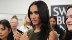 Meghan, Duchess of Sussex, meets advocates during a visit to Batyr, a mental health engagement programme, at Swinburne University of Technology on April 16, 2026