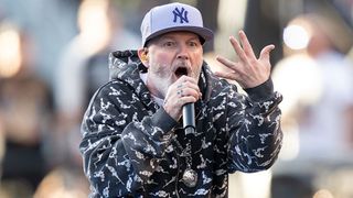 Fred Durst singing into a microphone