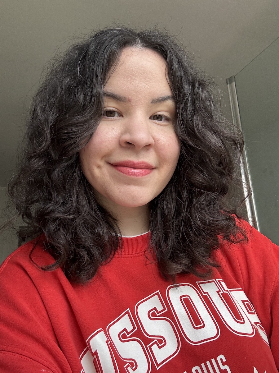 Mica Ricketts wearing Fenty Beauty Soft'Lit Naturally Luminous Longwear Foundation