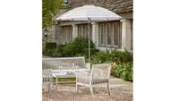 Best garden parasols - best striped parasol for garden - Cox and Cox