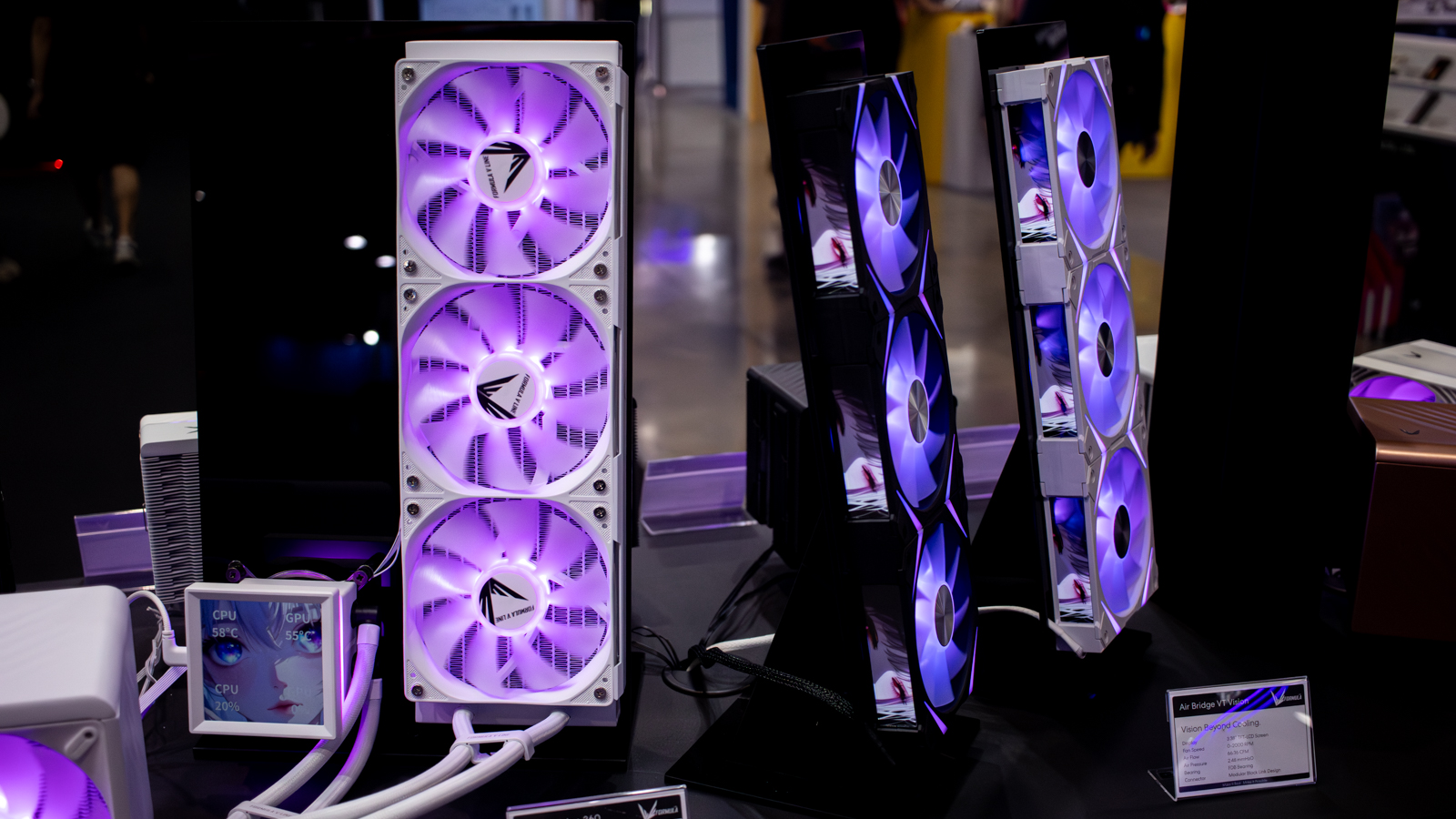FormulaV Line PSU, fans, AIO, and Air Coolers